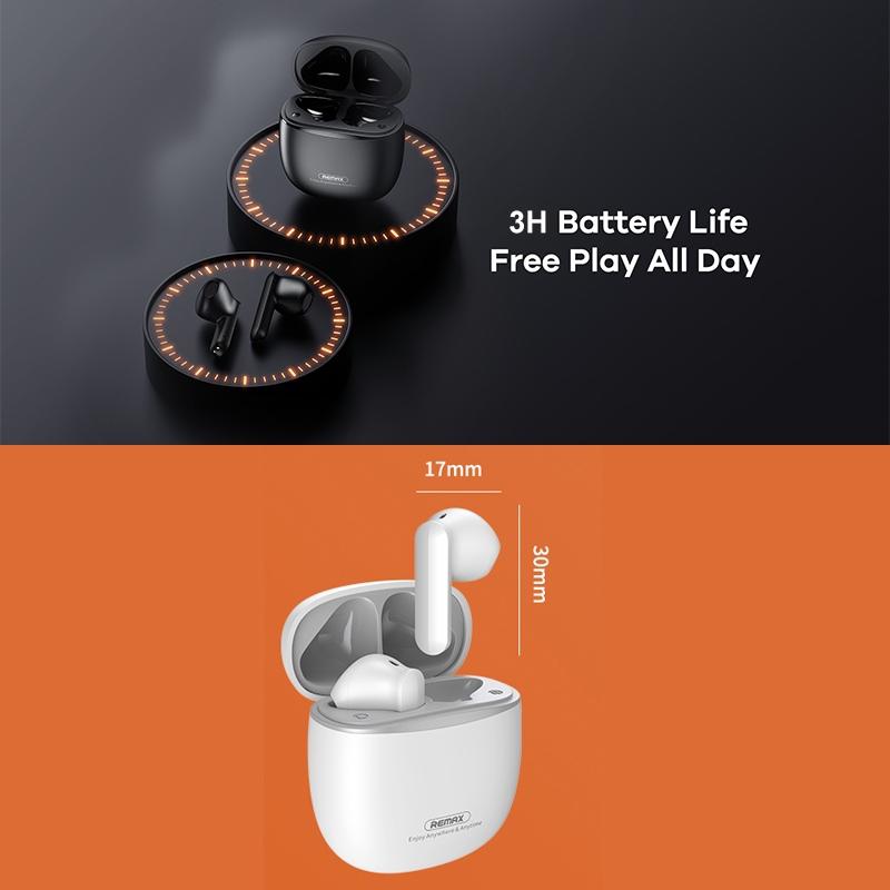 Wireless Stereo Bluetooth Earphones - True Music White-1915197120999198725