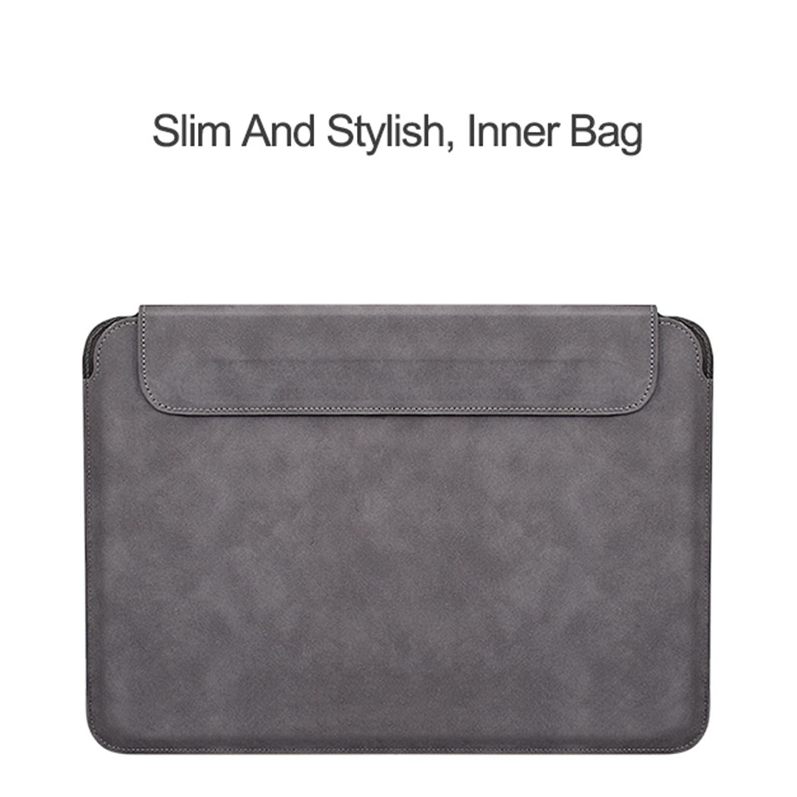 Lightweight Sheepskin Notebook Liner Bag - Deep Space Gray 14.1-15.4 Inch-1915196974592823299