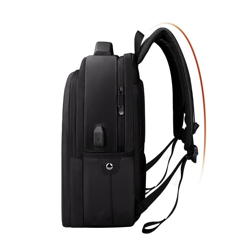 Universal Business Backpack With Usb Charging Port - Black 13-15 Inch-1915197120160337921