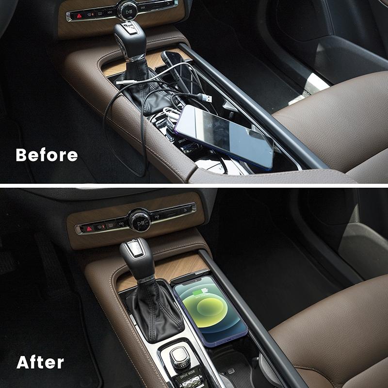 10W Wireless Charger For Volvo S60 2019-2021 - Qi Standard Quick Charging-1915197488575418373