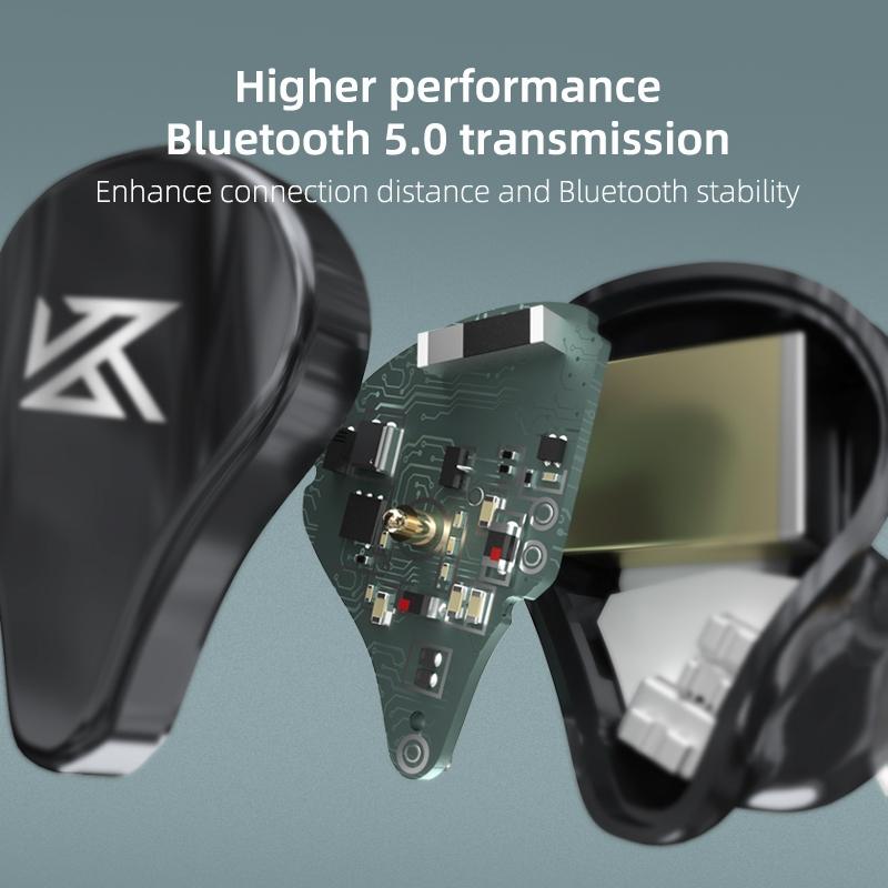 Kz Sa08 Wireless 5Ba Bluetooth Tws Earphones - Black-1915196889502978053