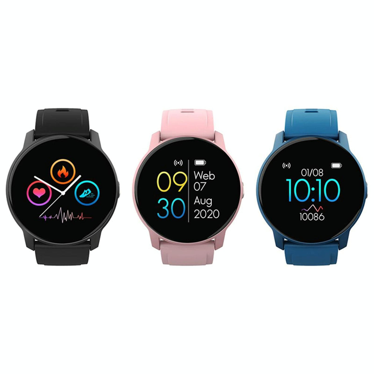 Smart Bracelet With Heart Rate Pedometer And Sleep Monitor - Blue-1915196926089891841