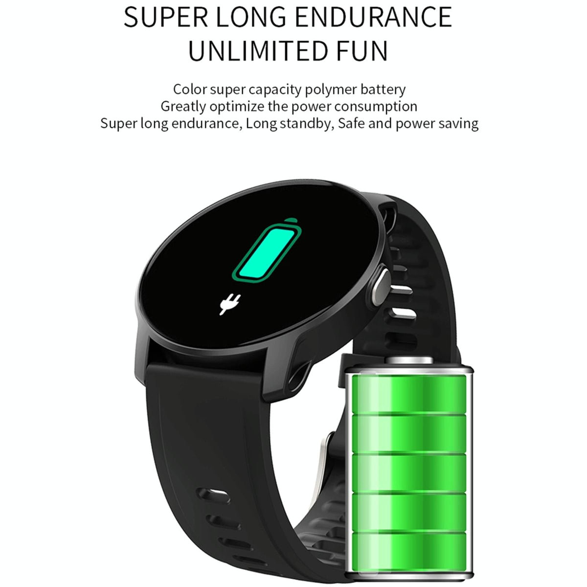 Smart Bracelet With Heart Rate Pedometer And Sleep Monitor - Blue-1915196926089891844