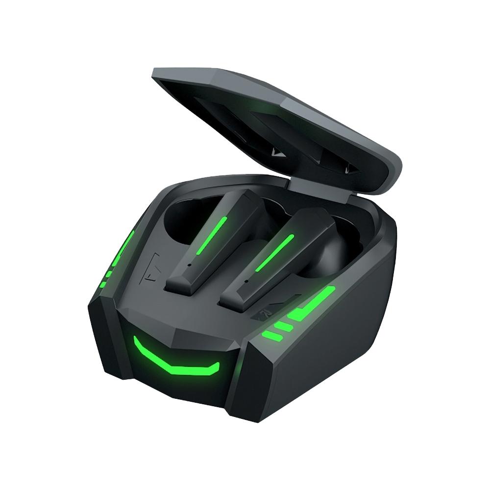 Xt80 Tws Dual Mode Bluetooth Earphones With Breathing Light And Charging Box - Black-1915196965998694409