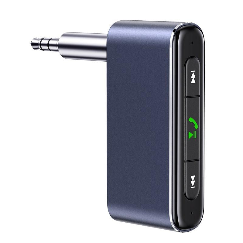 Mini Car Bluetooth 5.0 Audio Receiver - Grey 3.5Mm Plug-1915196866081984513