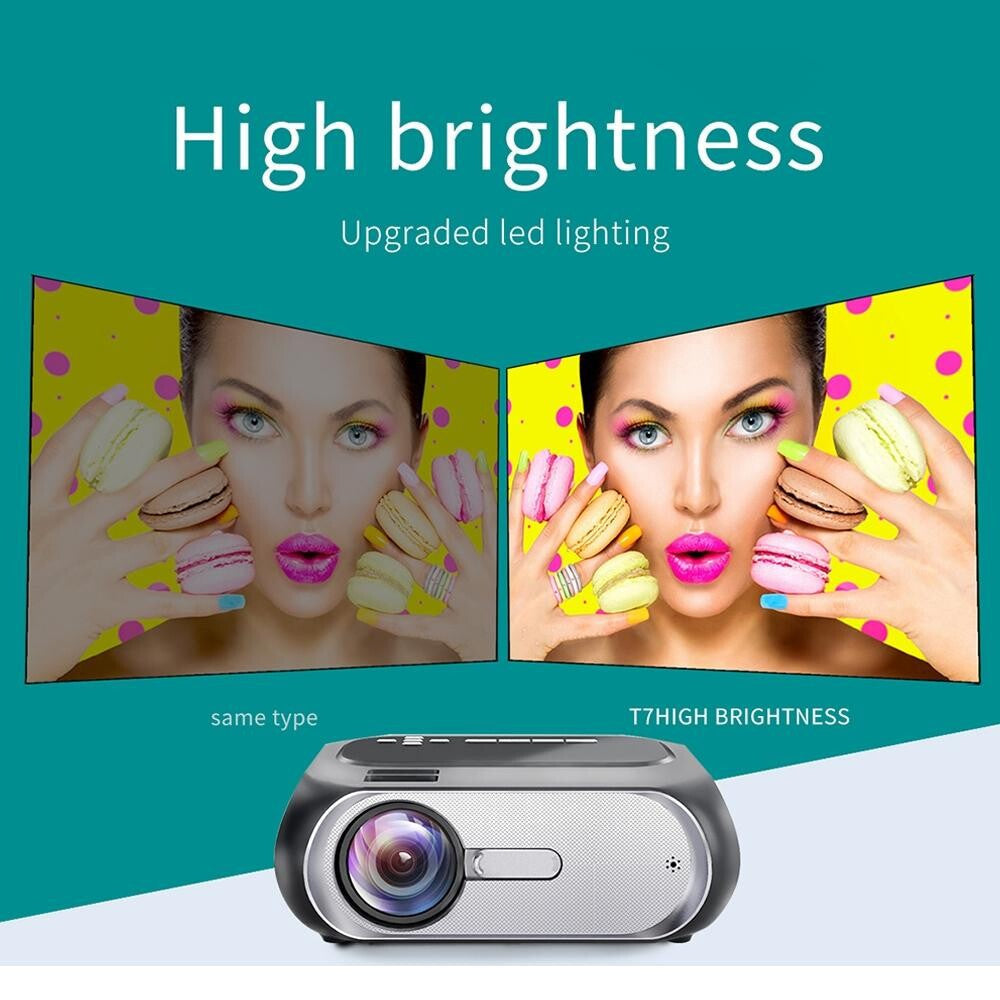 Portable Home Theater Projector - 200 Ansi Lumens - 1080P Hd - Basic Version-1915196977889546248