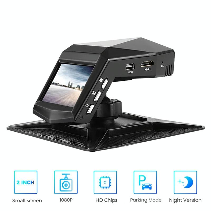 1080P Night Vision Hidden Driving Recorder With Aromatherapy - 2 Inch Hd Single Lens-1915198309346185217
