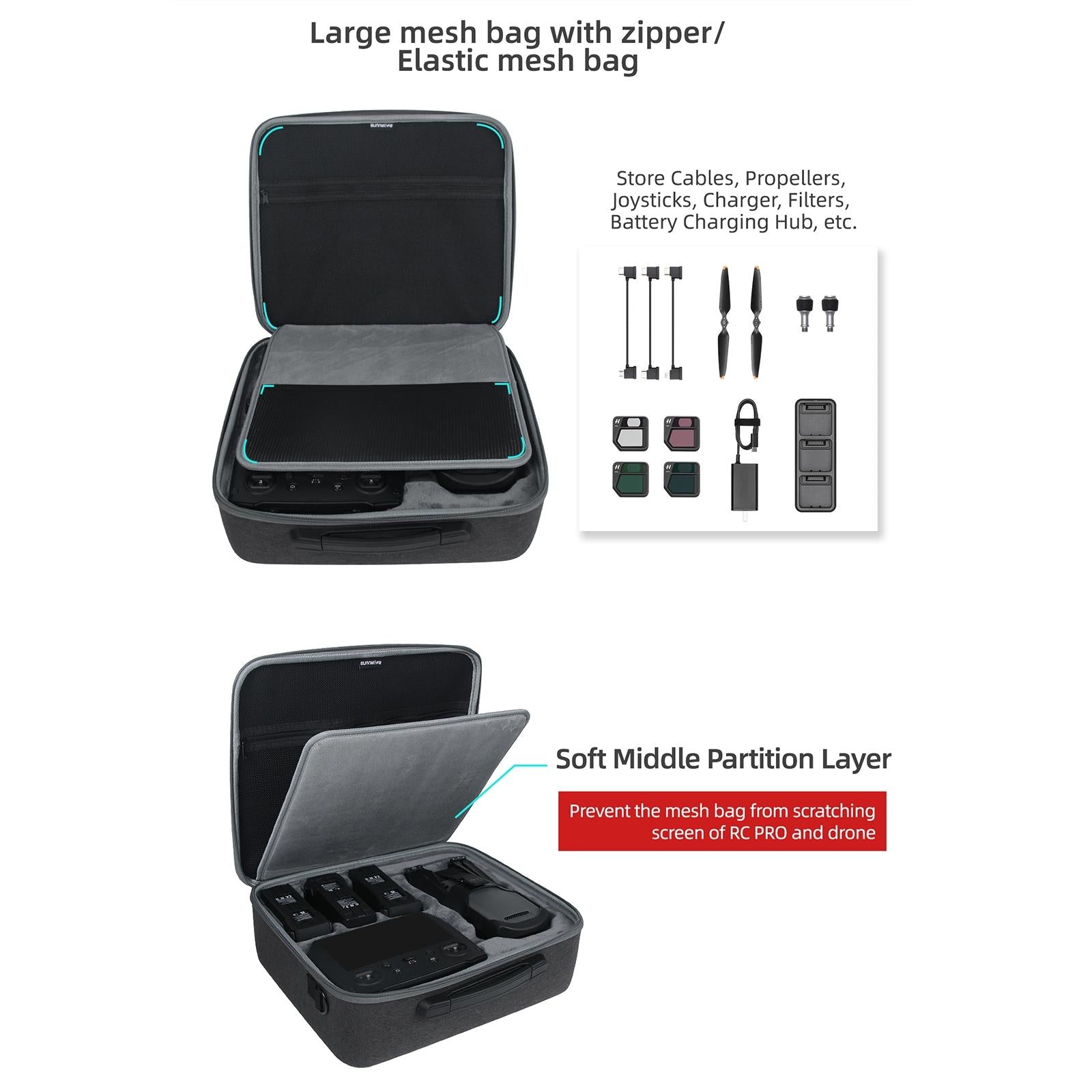 Shoulder Strap Crossbody Bag For Dji Mavic 3 Storage-1964932202315780100