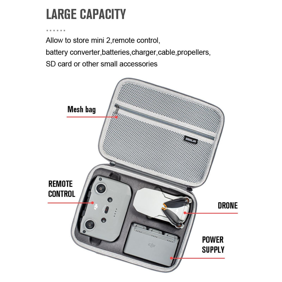 Drone Messenger Bag For Storage - Compact And Stylish-1964932228345630722