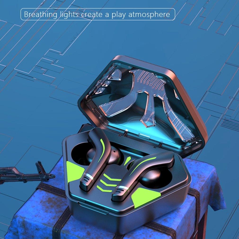 Black Wireless Gaming Bluetooth Earphones - Md168 Tws-1915196814827589633