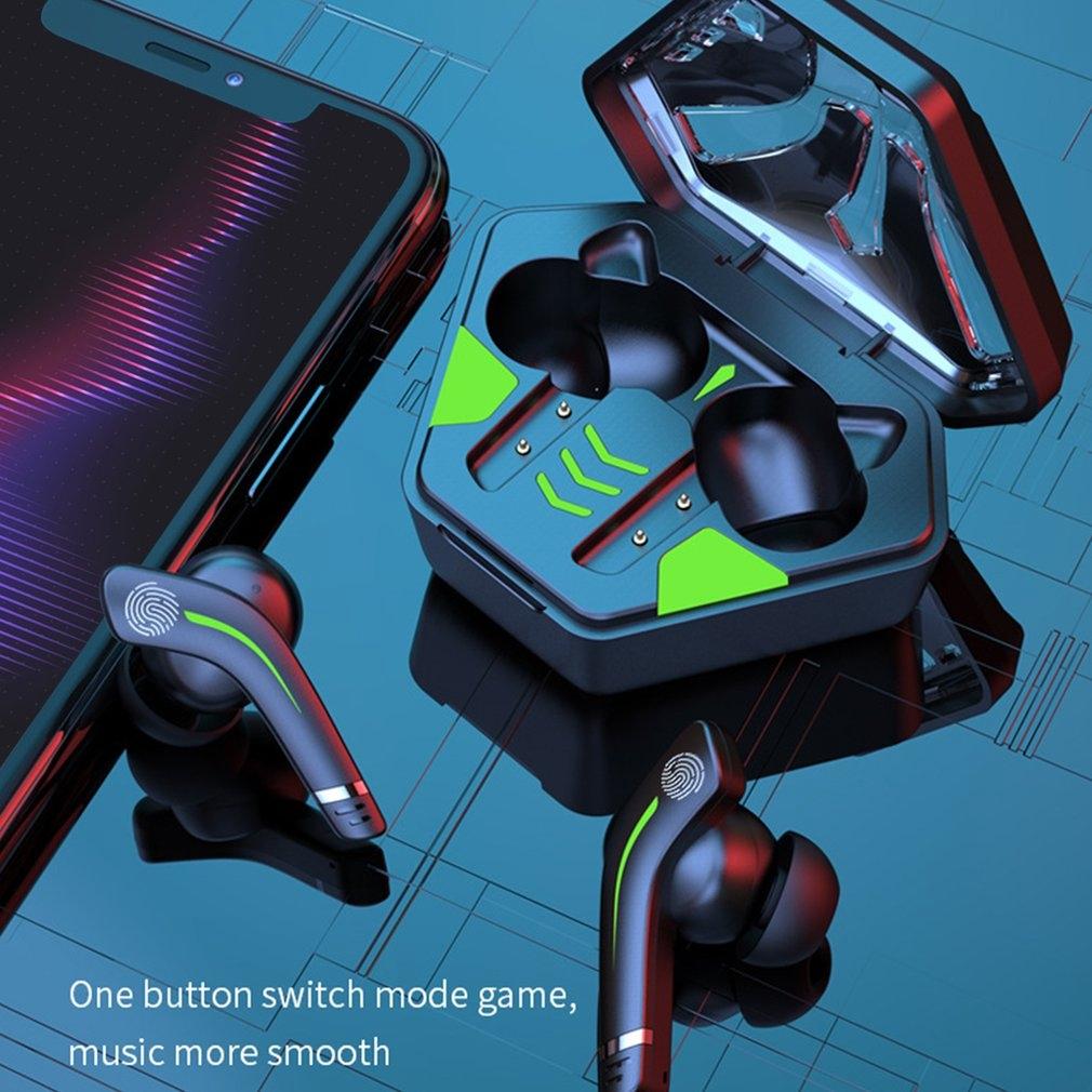 Black Wireless Gaming Bluetooth Earphones - Md168 Tws-1915196814827589634
