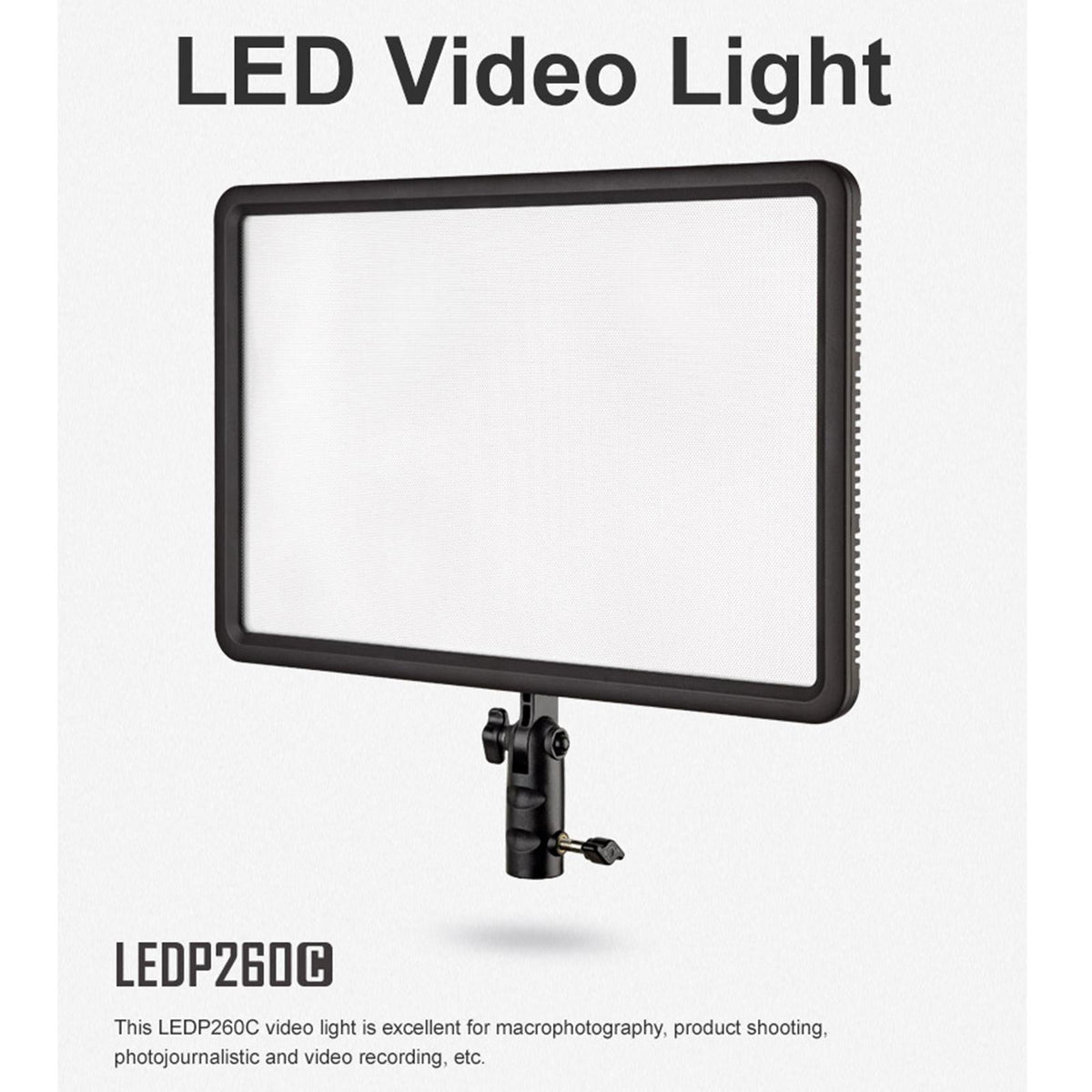 Portable Led Video Light For Shooting - P260C-1915197253342072835