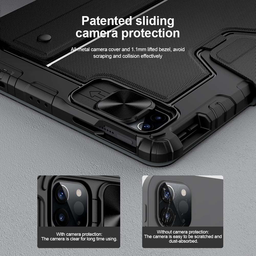 Bluetooth Touch Keyboard Smart Tablet Case For Ipad Air 10.9 / 4 / 5 / Pro 11 2020-2022 In Black-1915196835400650758