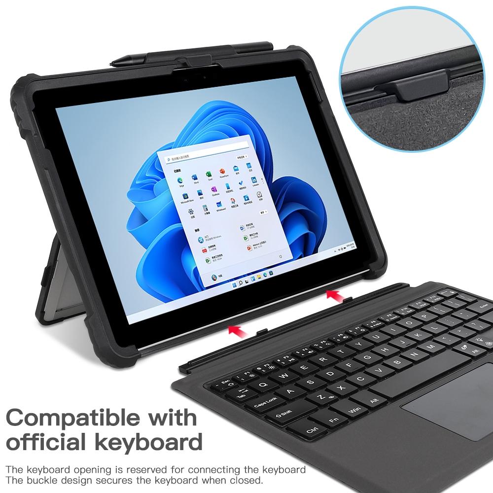 Acrylic Transparent Laptop Case With Hand Shoulder Strap For Microsoft Surface Go 1 / 2 / 3-1915197973848002560