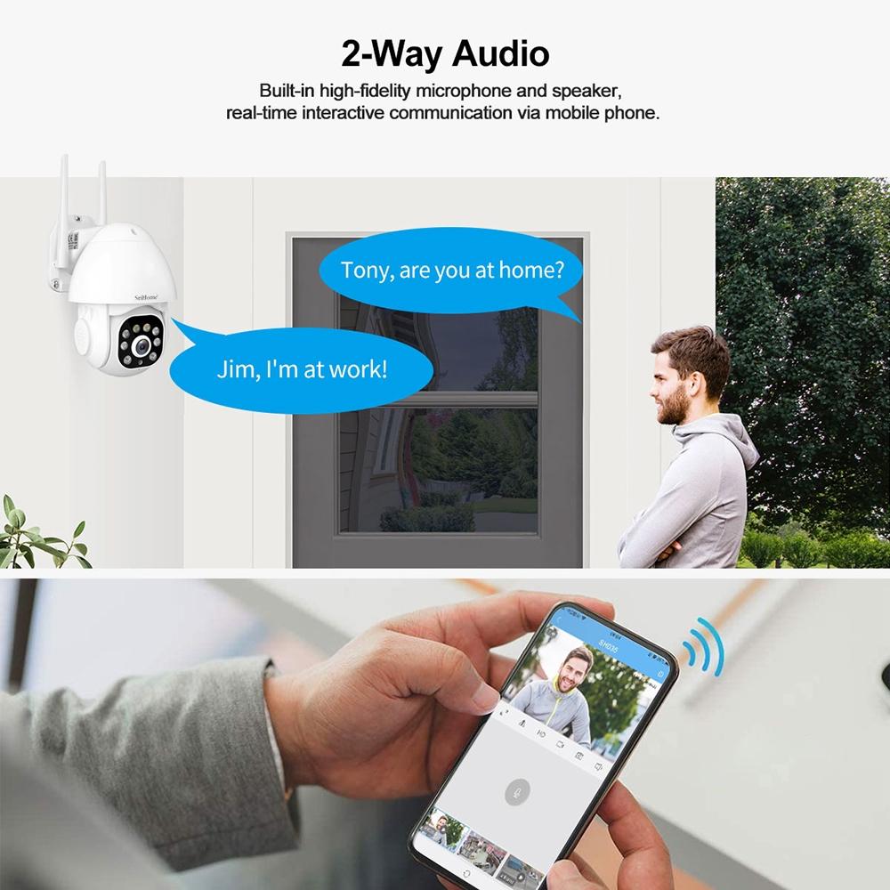 Waterproof Dome Camera With Sound And Light Alarm - 3Mp-1915197792649875462