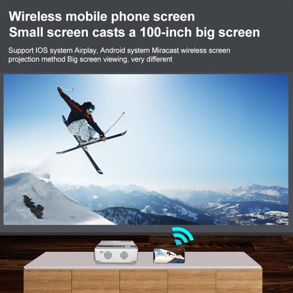 Smart Led Projector - 120 Ansi Lumens 1280X720P Basic Version-1915197789726445570