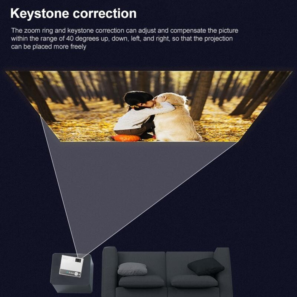 Smart Led Projector - 120 Ansi Lumens 1280X720P Basic Version-1915197789726445574