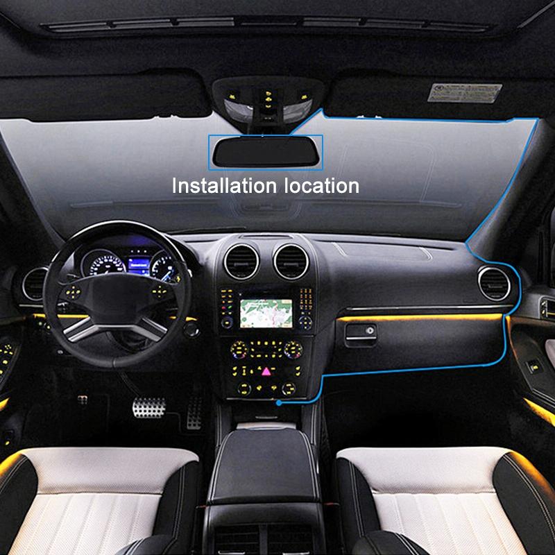 Full Hd Car Mirror Dvr Camera - 4.5 Front & Rearview-1915197574286020615