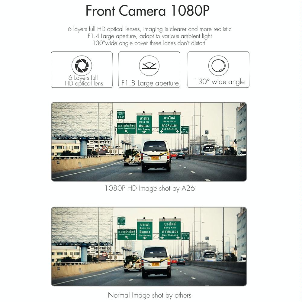 9.66 Fhd Ips Touch Screen Car Dvr With Starlight Night Vision-1915197389317214209