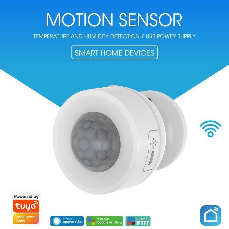 Smart Wifi Motion Sensor With Temp & Humidity - Pd07W-1915197236439027713