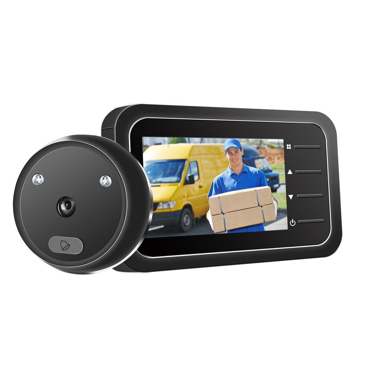 2.4 Digital Door Viewer With Night Vision Tf Card Slot Photo &amp; Video Capture-1915197586944430081
