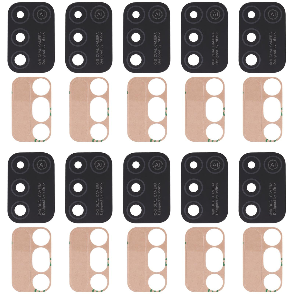 10Pcs Infinix Hot 10 Play / Smart 5 Camera Lens Replacement-1915198271161241604