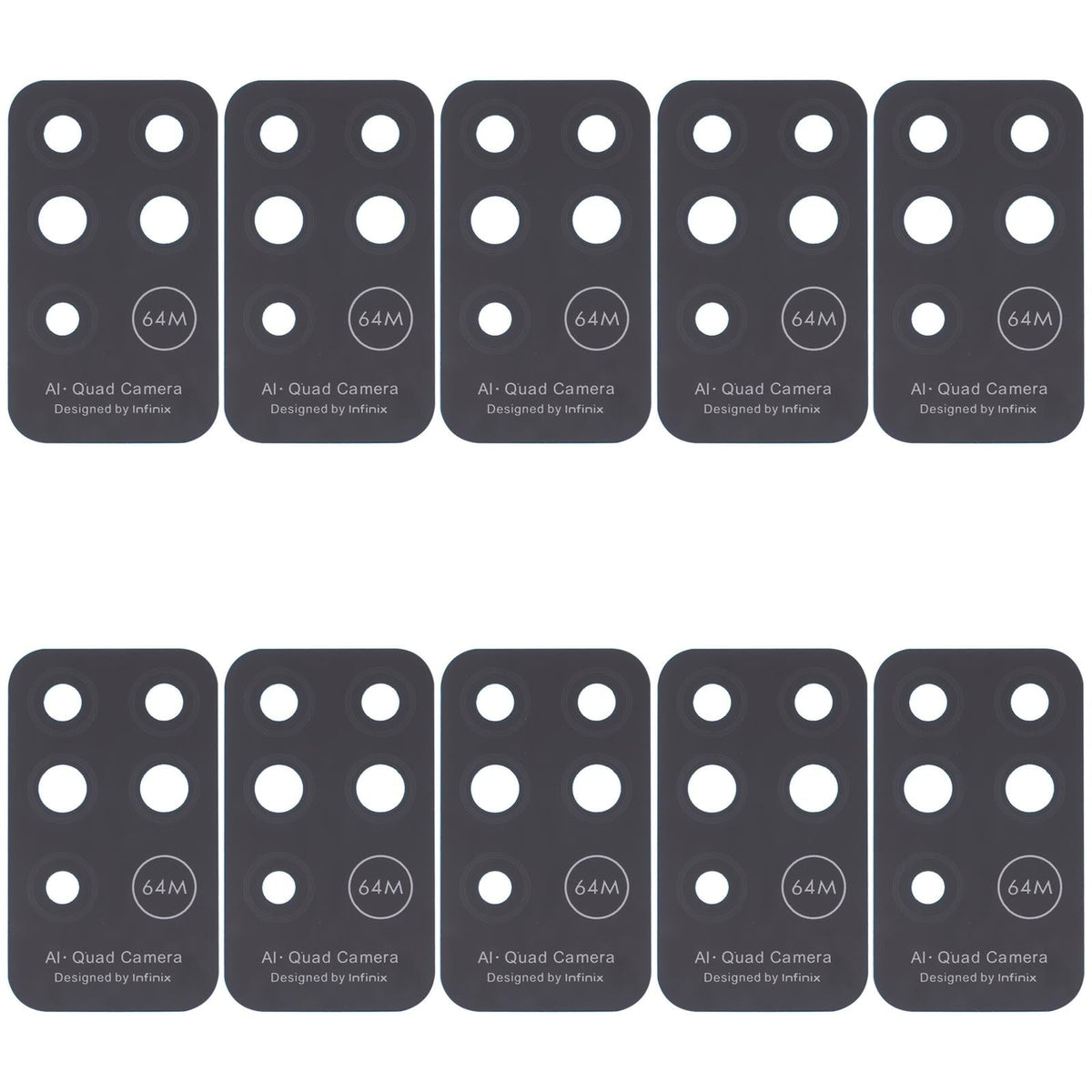 10-Piece Infinix Note 8 X692 Rear Camera Lens Set-1915197795099348996