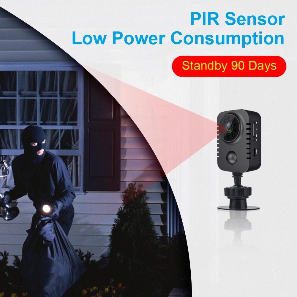 1080P Night Vision Surveillance Camera - Black-1964932183655321605