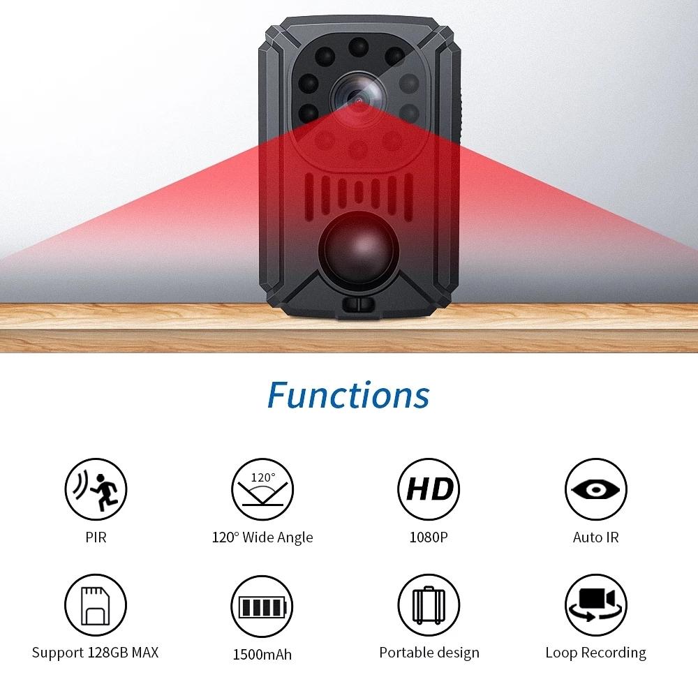 1080P Mini Camcorder With Night Vision And Motion Detection-1915197144223059971