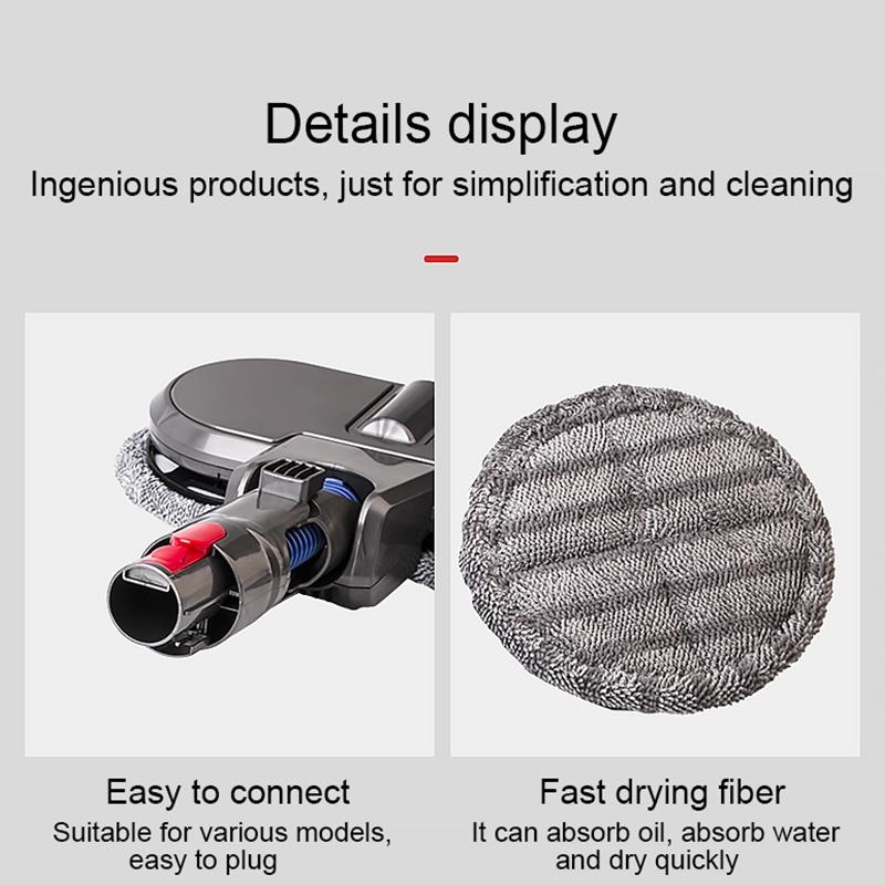 Electric Mop Cleaning Head With Water Tank For Dyson V6 Vacuum Cleaner-1915198293919535107