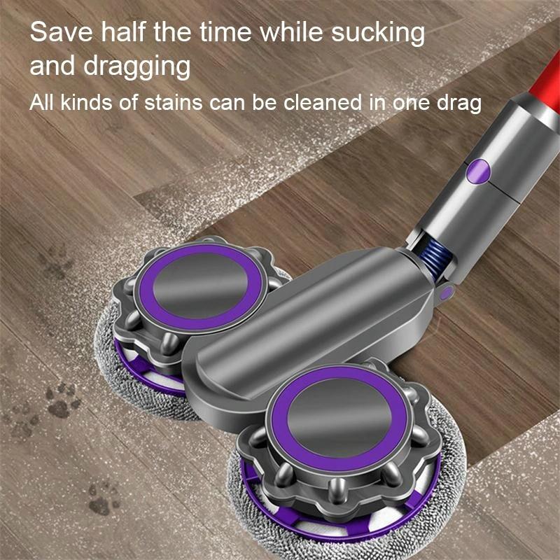 Electric Mop Cleaning Head With Water Tank For Dyson V6 Vacuum-1915198313599209475