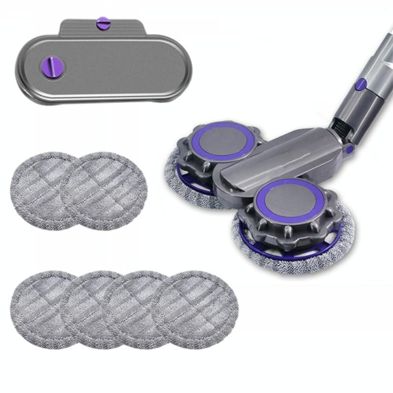 Electric Mop Cleaning Head With Water Tank For Dyson V6 Vacuum-1915198313599209476