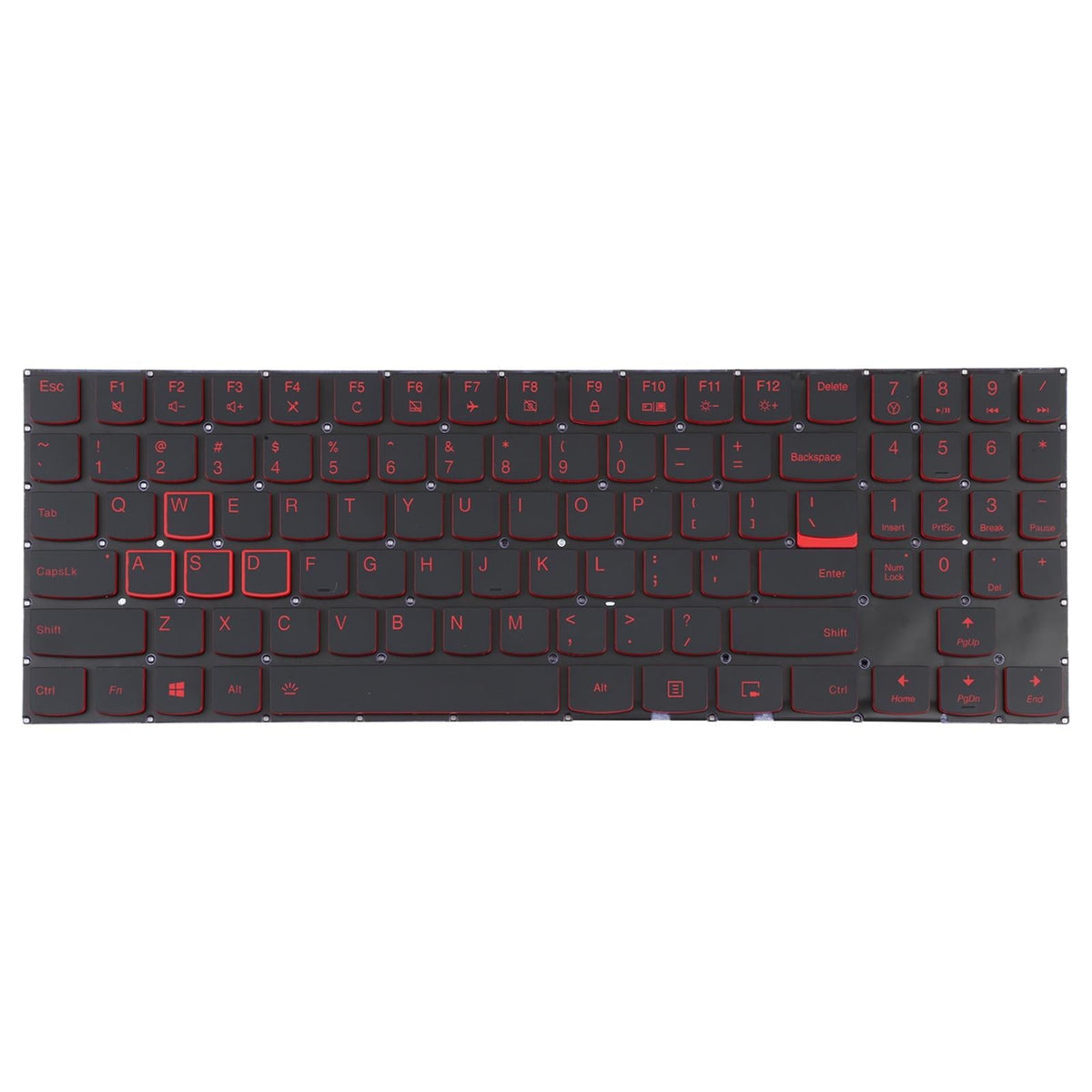 Backlit Us Keyboard For Lenovo Y520 - Red-1915197974552645637