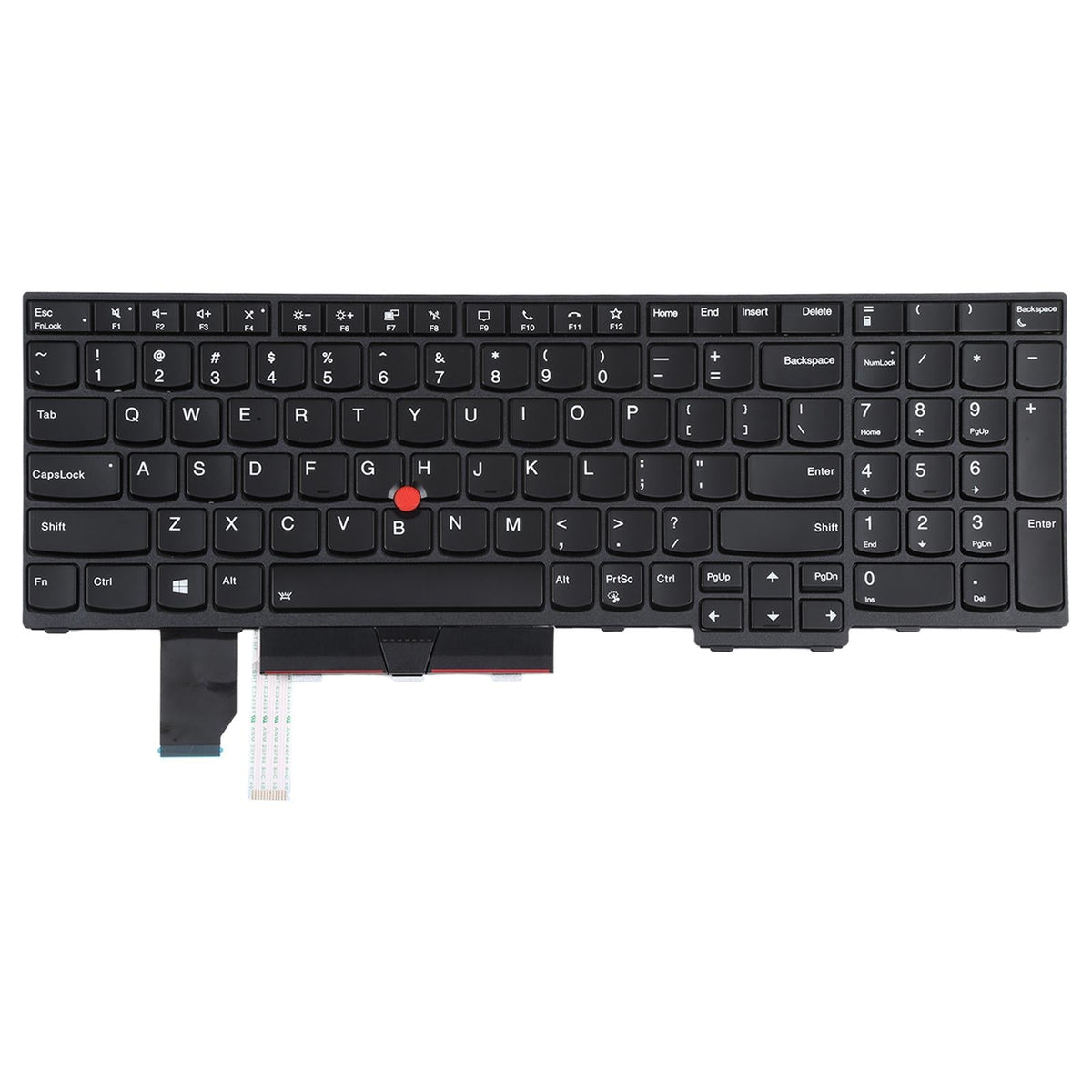 Backlit Keyboard With Trackpoint For Lenovo Thinkpad P15V / L15 / T15P / P15 / P17-1915197448003915776