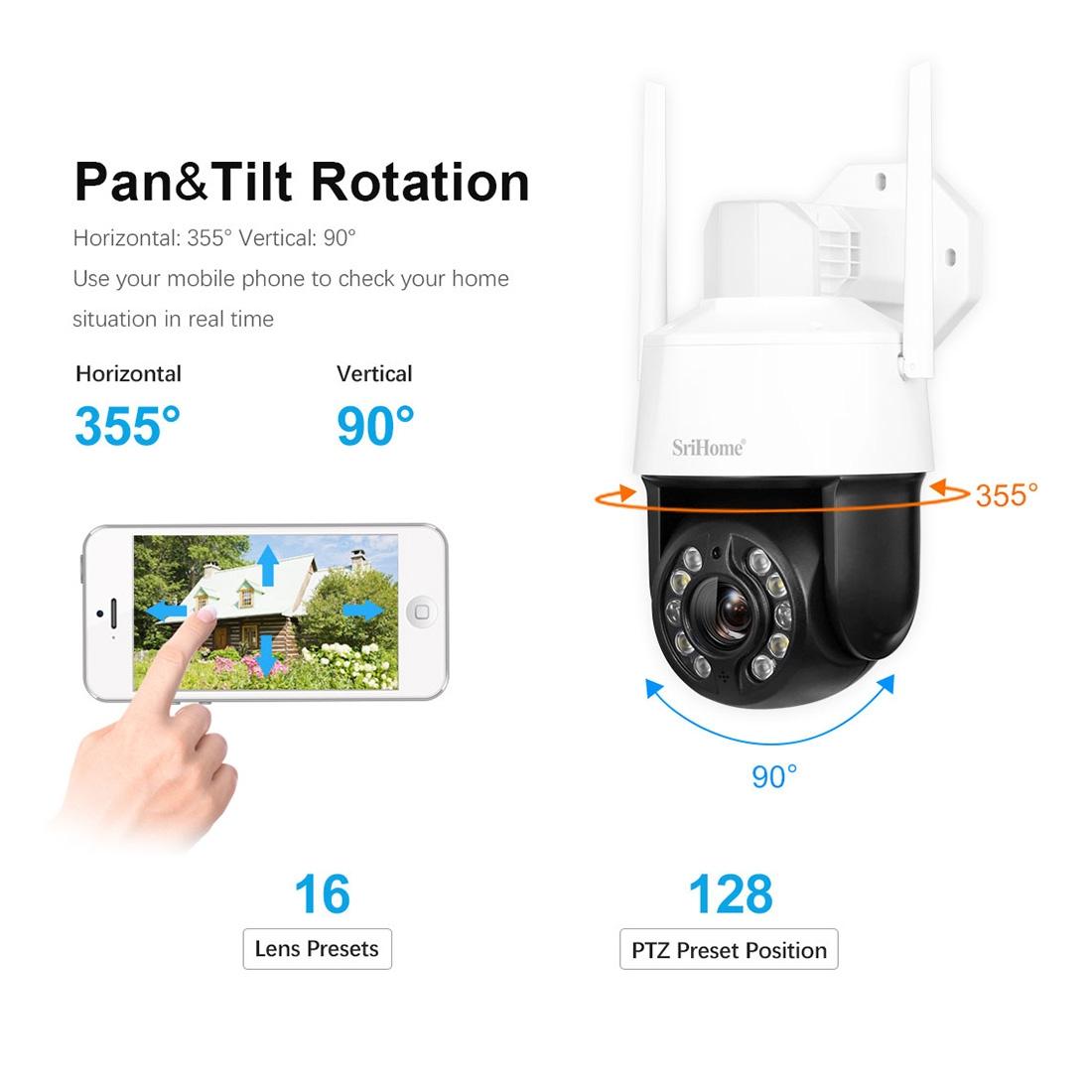 20X Optical Zoom 5.0Mp Wifi Ip66 Waterproof Ai Auto Tracking H.265 Video Surveillance - White-1915196658531045383
