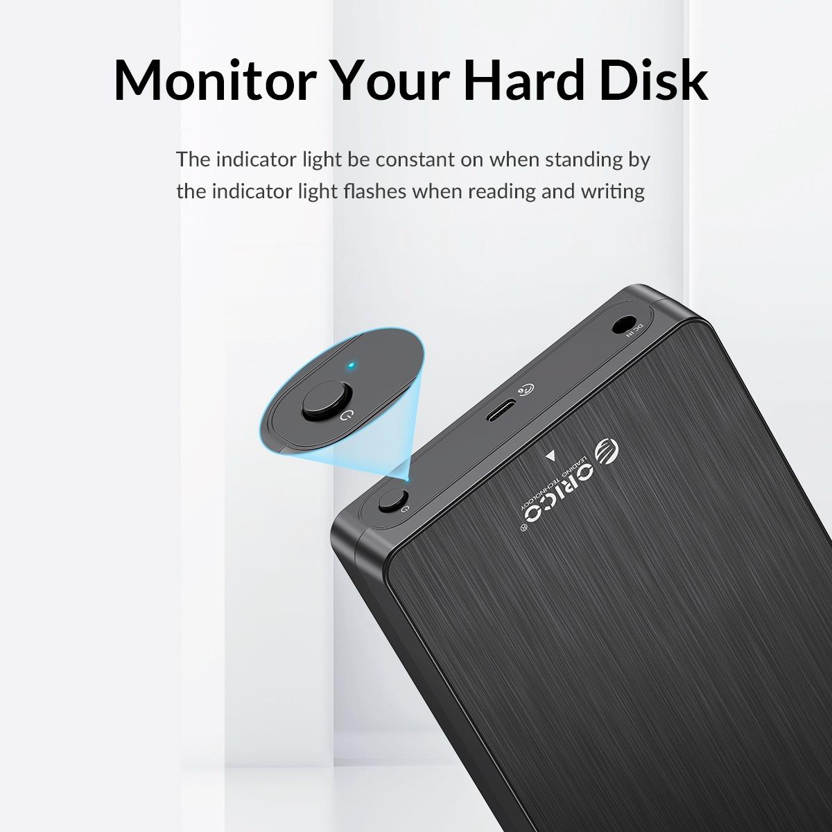 2.5 Usb3.1 Type-C Hard Drive Enclosure - Compact & Fast-1915196659260854278