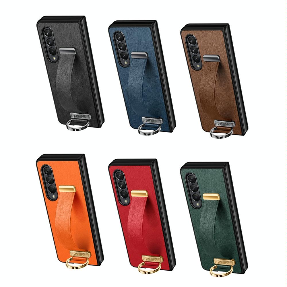 Samsung Galaxy Z Fold 4 Leather Shockproof Case-1915196533628866567