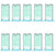 10-Piece Front Housing Adhesive For Samsung S906B - Clear-1915198153838170117
