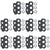 10-Piece Camera Lens Covers For Samsung A736B - Assorted Colours-1915197815689187328