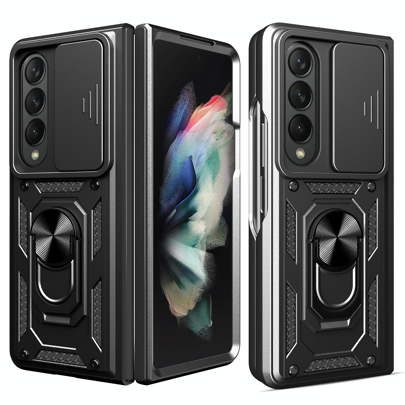 Samsung Galaxy Z Fold 4 Camshield Lanyard Case With Slide Ring-1915196689245933569