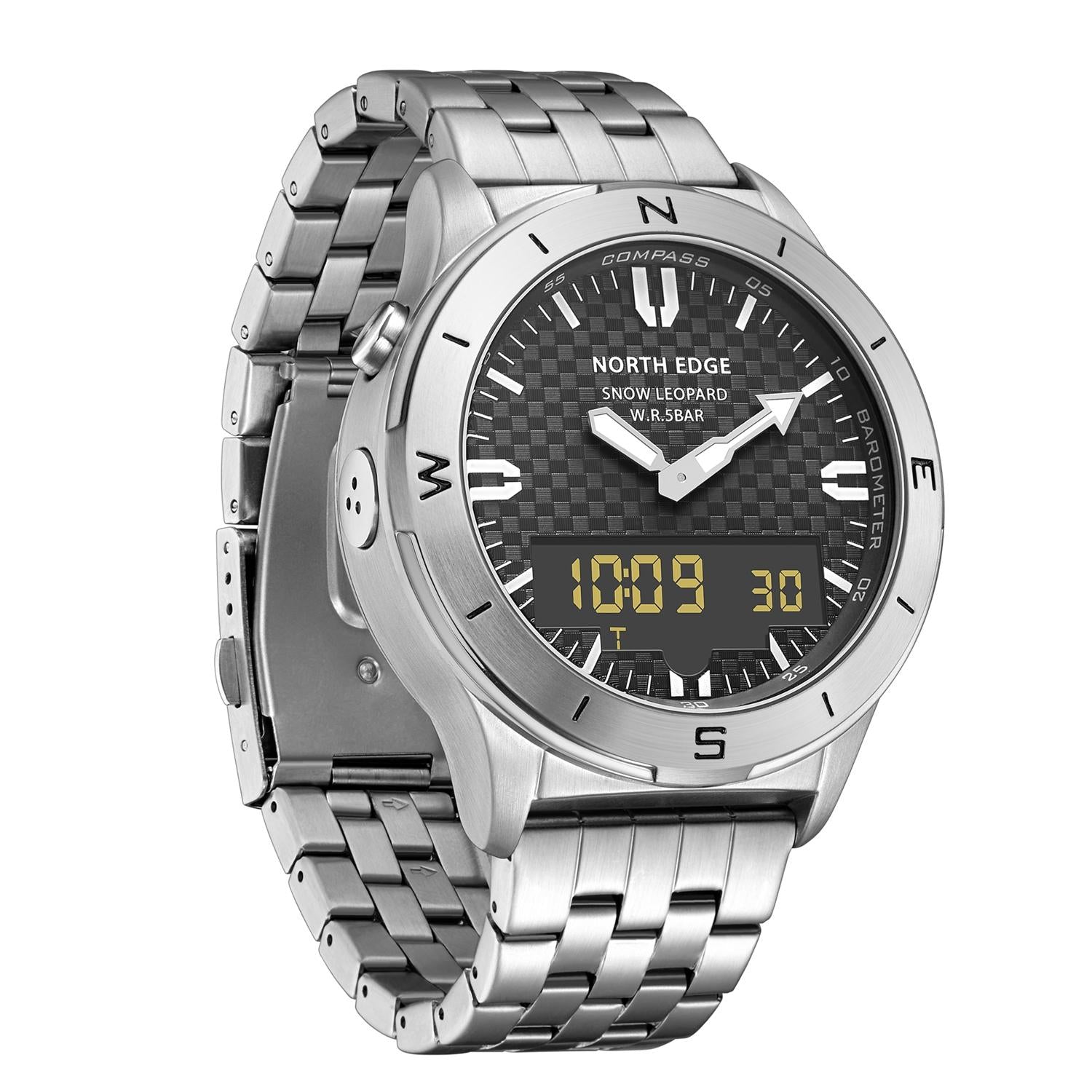 Stainless Steel Multifunction Smart Watch For Men - Waterproof-1915196879801552903