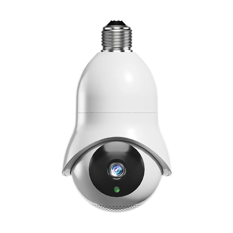 2.0Mp Wifi Light Bulb Camera With Motion Detection And Night Vision - White-1964932217281056768