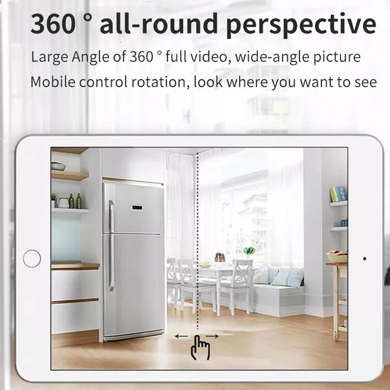 2.0Mp Wifi Light Bulb Camera With Motion Detection And Night Vision - White-1964932217281056773