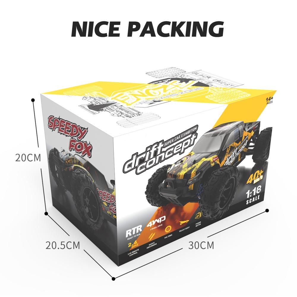 High Speed 4Wd Rc Car - 1 18 Scale - Blue-1915196910541606920