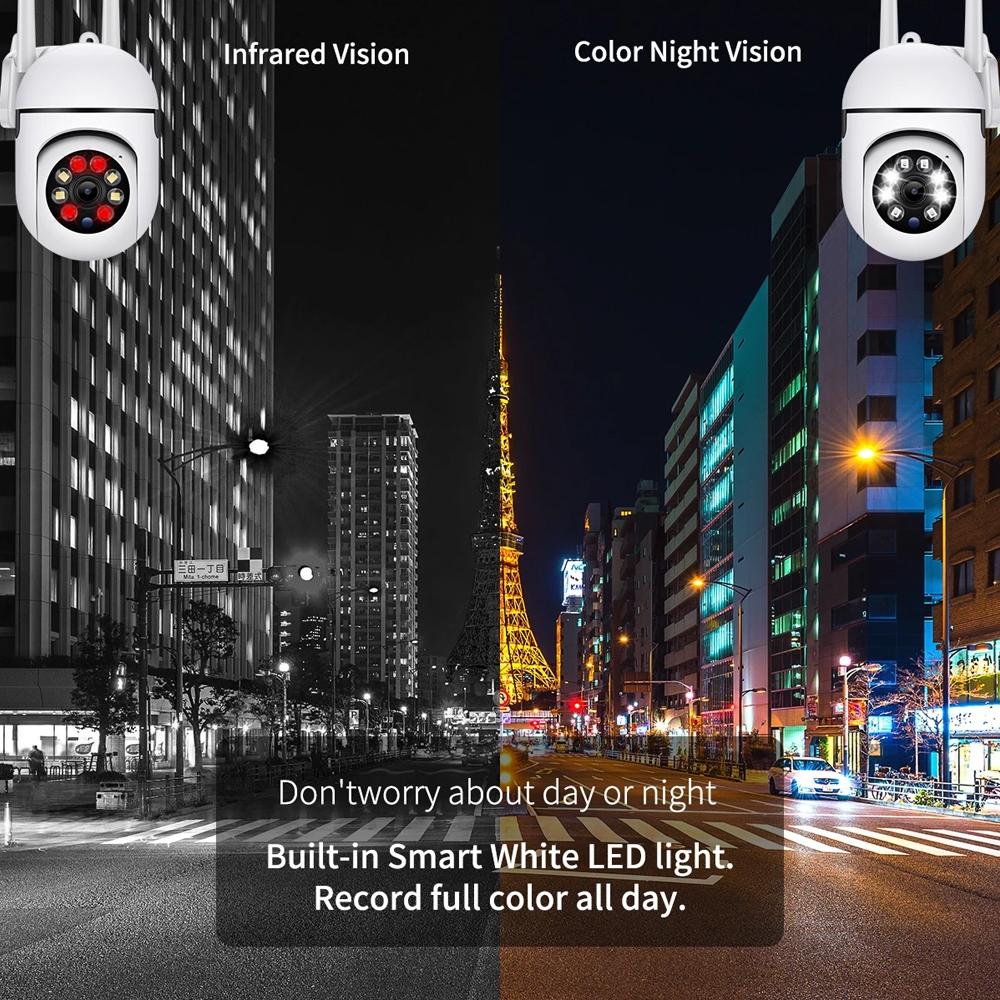 Wireless Hd Smart Camera With Night Vision & Two-Way Audio - 16G Memory-1915198124125720581