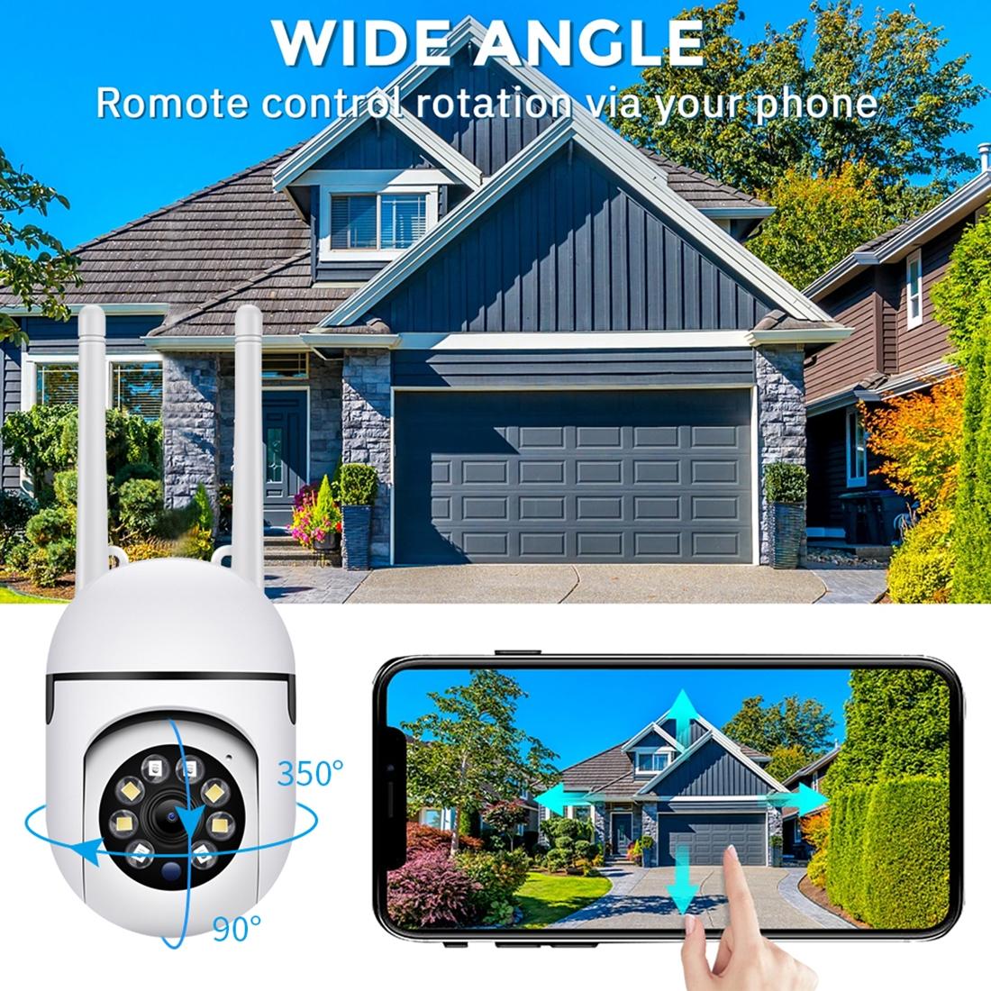 Wireless Hd Smart Camera With Night Vision & Two-Way Audio - 16G Memory-1915198124125720583