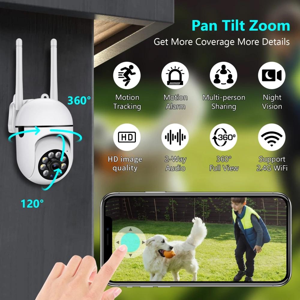 Wireless Hd Smart Camera With Night Vision & Two-Way Audio - 32Gb Memory-1915197976435888134