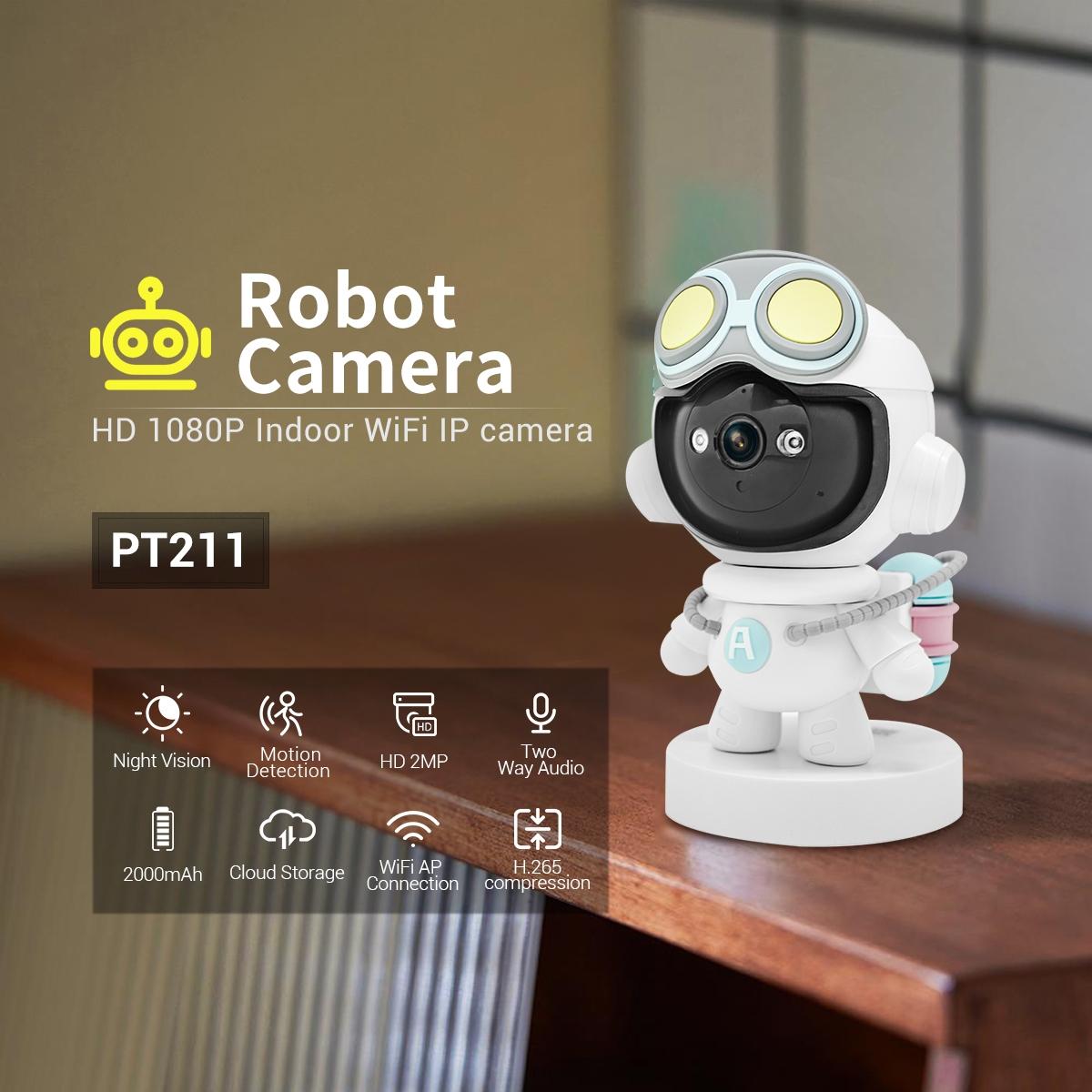 2Mp Wifi Camera With Motion Detection Tracking Sound Alarm Cloud Storage Two-Way Audio Night Vision-1964932290895286275