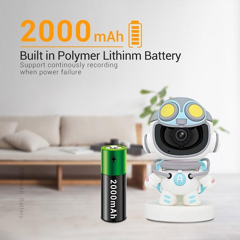 2Mp Wifi Camera With Motion Detection Tracking Sound Alarm Cloud Storage Two-Way Audio Night Vision-1964932290895286277