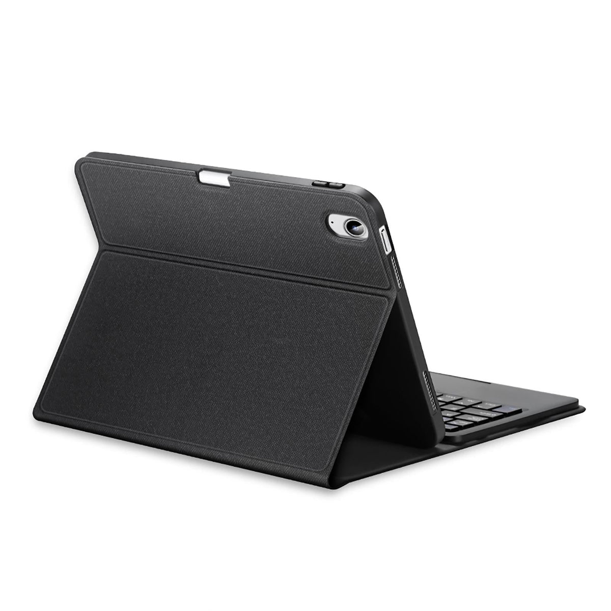 2022 Bluetooth Keyboard Leather Case For Ipad 10.9 With Touchpad &amp; Smart Sleep - Black-1915196877129781249